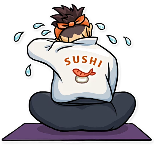 😭 Стикер «Sushi Chef» для Telegram