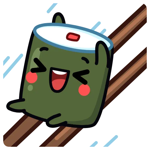 Стикер 3 Sushi
