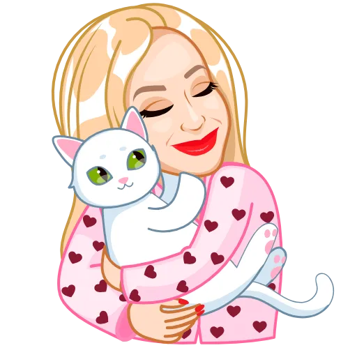 😽 Стикер «Стикерпак «Люби&;»» для Telegram
