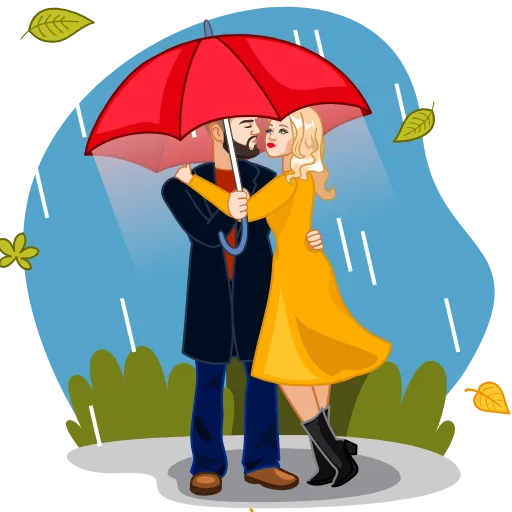 👩‍❤️‍💋‍👨 Стикер «Стикерпак «Люби&;»» для Telegram