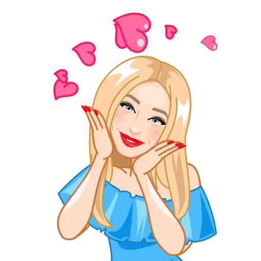 💃 Стикер «Стикерпак «Люби&;»» для Telegram