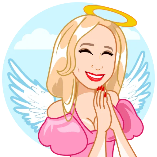😇 Стикер «Стикерпак «Люби&;»» для Telegram