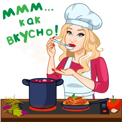 👩‍🍳 Стикер «Стикерпак «Люби&;»» для Telegram