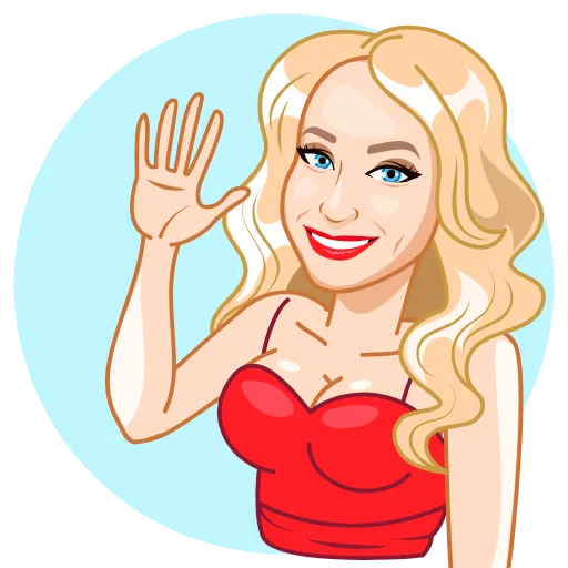 👋 Стикер «Стикерпак «Люби&;»» для Telegram