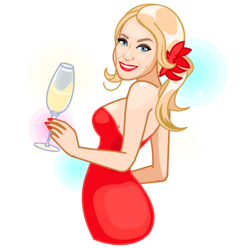🥂 Стикер «Стикерпак «Люби&;»» для Telegram