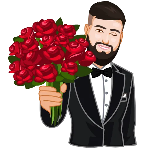 💐 Стикер «Стикерпак «Люби&;»» для Telegram