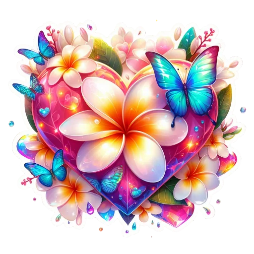 🌸 Стикер «Flowers fairies bunnies» для Telegram