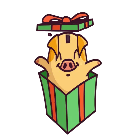 Стикер 9 Pigcent