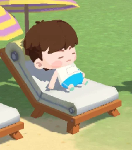 😴 Стикер «BTS Island» для Telegram