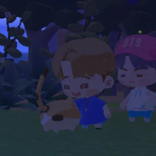 🥺 Стикер «BTS Island» для Telegram