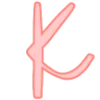 🪇 Эмодзи «Sweet Girl Font - розовые буквы, иконки» для Telegram