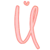 🛝 Эмодзи «Sweet Girl Font - розовые буквы, иконки» для Telegram