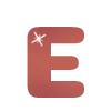 🥧 Эмодзи «Буквы в двух цветах в одном стиле, иконки с едой» для Telegram