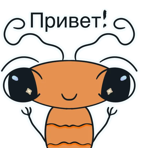 Стикер 13 Krevetka