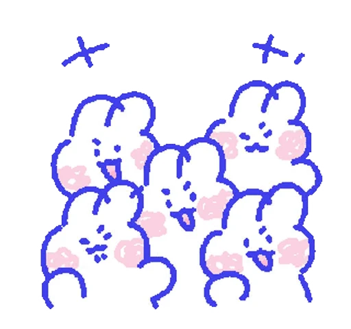 🤩 Стикер «Sweetie minimong» для Telegram