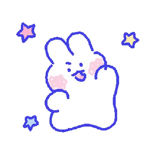 🤩 Стикер «Sweetie minimong» для Telegram