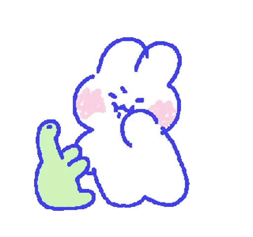 🤩 Стикер «Sweetie minimong» для Telegram