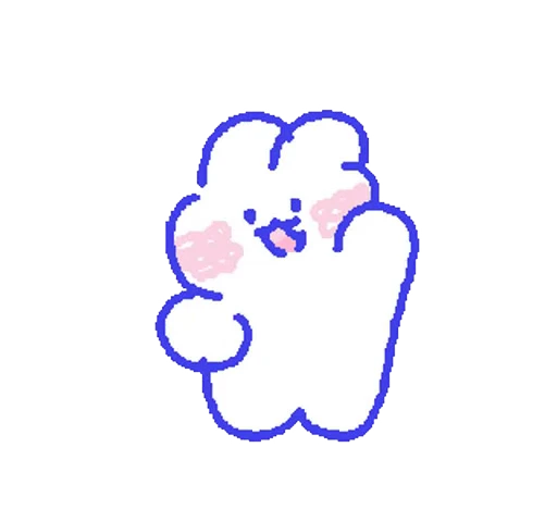 🤩 Стикер «Sweetie minimong» для Telegram