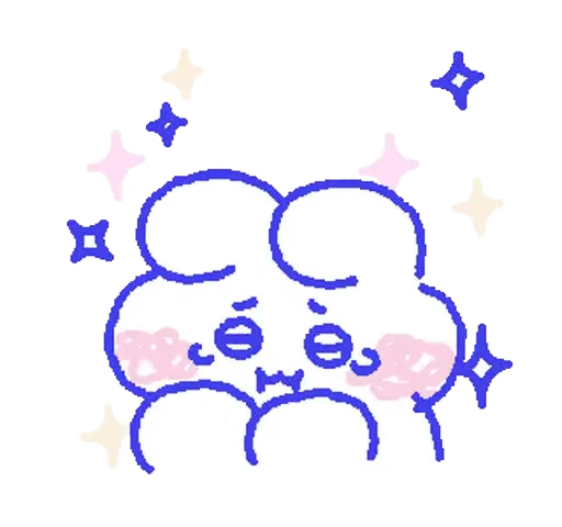 🤩 Стикер «Sweetie minimong» для Telegram