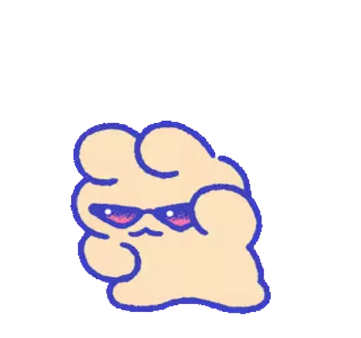 🤩 Стикер «Sweetie minimong» для Telegram