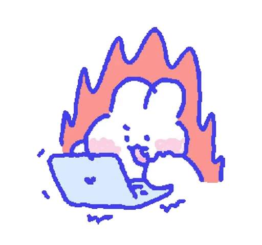 🤩 Стикер «Sweetie minimong» для Telegram