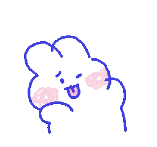 🤩 Стикер «Sweetie minimong» для Telegram
