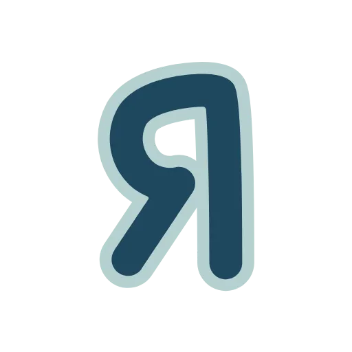 🔵 Эмодзи «Синие буквы, иконки, русские и английские, векторные» для Telegram