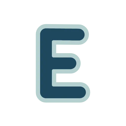 🔵 Эмодзи «Синие буквы, иконки, русские и английские, векторные» для Telegram