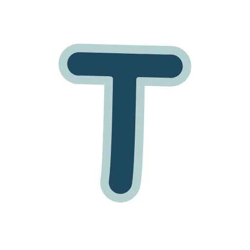 🔵 Эмодзи «Синие буквы, иконки, русские и английские, векторные» для Telegram
