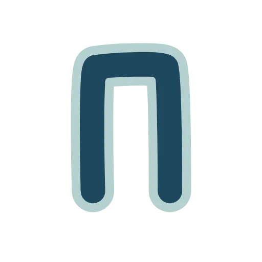 🔵 Эмодзи «Синие буквы, иконки, русские и английские, векторные» для Telegram