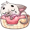 Стикер 49 Бисквит #animal #cat #emoji #vk