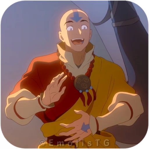 🥳 Стикер «Aang 2026» для Telegram
