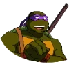 Стикер 38 Черепашки-ниндзя - teenage mutant Ninja turtles emoji