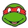 Стикер 4 Черепашки-ниндзя - teenage mutant Ninja turtles emoji