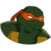 Стикер 23 Черепашки-ниндзя - teenage mutant Ninja turtles emoji