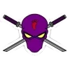 Стикер 18 Черепашки-ниндзя - teenage mutant Ninja turtles emoji