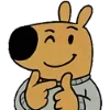 Стикер 14 🐶 Набор эмоджи с Чилловым Парнем [Chill Guy]