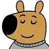 Стикер 32 🐶 Набор эмоджи с Чилловым Парнем [Chill Guy]