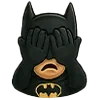 Стикер 22 😍 Набор эмоджи с эмоциями Бэтмена [Batman]