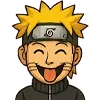 Стикер 12 😍 Набор эмоджи с эмоциями «Naruto Наруто»