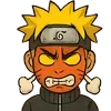 Стикер 20 😍 Набор эмоджи с эмоциями «Naruto Наруто»