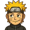 Стикер 11 😍 Набор эмоджи с эмоциями «Naruto Наруто»