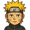 Стикер 9 😍 Набор эмоджи с эмоциями «Naruto Наруто»
