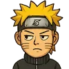 Стикер 10 😍 Набор эмоджи с эмоциями «Naruto Наруто»