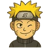Стикер 28 😍 Набор эмоджи с эмоциями «Naruto Наруто»