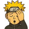 Стикер 15 😍 Набор эмоджи с эмоциями «Naruto Наруто»