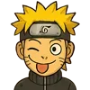Стикер 13 😍 Набор эмоджи с эмоциями «Naruto Наруто»