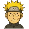 Стикер 24 😍 Набор эмоджи с эмоциями «Naruto Наруто»
