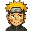 Стикер 8 😍 Набор эмоджи с эмоциями «Naruto Наруто»