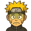 Стикер 22 😍 Набор эмоджи с эмоциями «Naruto Наруто»